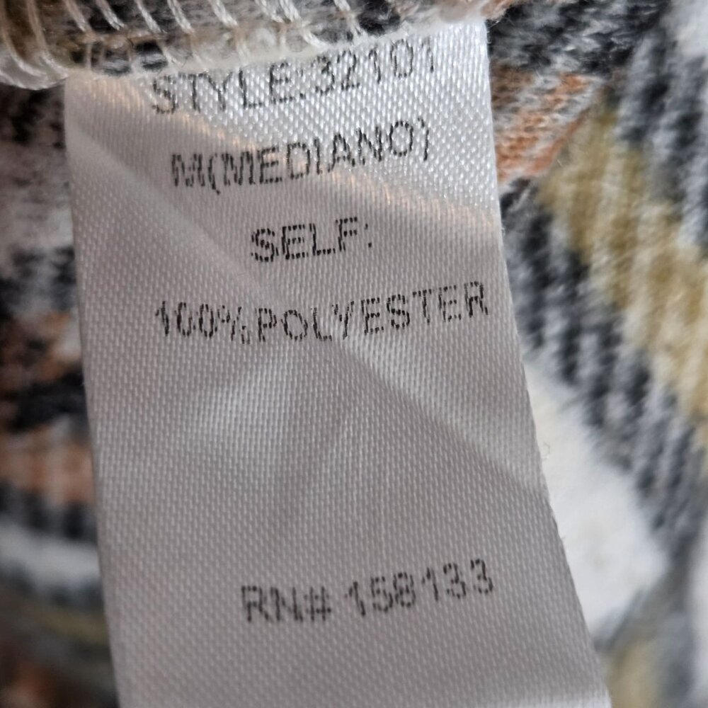 Staccato Women's Button Down Flannel Shirt-Jacket Plaid Size M - Picture 8 of 8